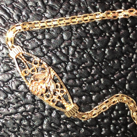 Victorian solid 14k bracelet - Picture 2 of 5